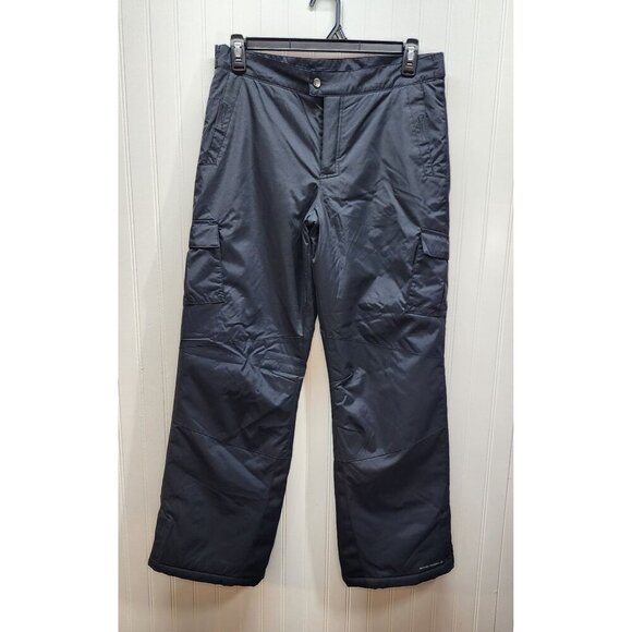 Columbia Omni-Shield Black Cargo Snow/Ski Pants Youth 18/20 Excellent condition - Picture 1 of 16